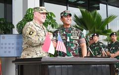 US Ambassador Sung Y. Kim and General Milley meeting with General Andika in Indonesia, July 2022