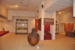 Temporary exhibition at Crafts Museum New Delhi featuring camel sculptures