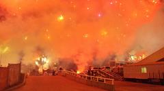 2016 Calgary Stampede evening show fireworks