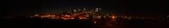 Night panorama of Downtown Calgary, Alberta, Canada