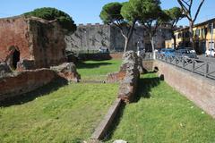 Ancient Roman thermal baths in Pisa