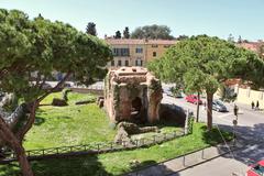 Terme di Nerone viewed from the walls of Pisa