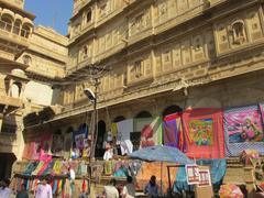 Colorful market places inside Jaisalmer Fort