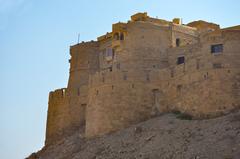 Exterior view of Jaisalmer Fort in Rajasthan, India