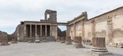 Ancient Roman city of Pompeii, Italy