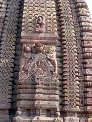 South face of Tower at Mukteshvara Temple featuring Bho Motif