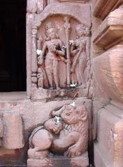 Reclining figure at Mukteshvara Temple, Bhubaneshwar