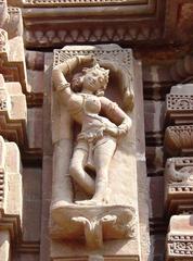 Sculpture of a surasundari at Mukteshvara Temple