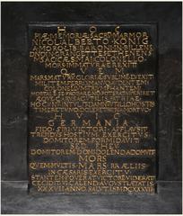 Epitaph commemorating the death of Albrecht Nikolaus König, 1637