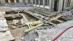 Archaeological excavation in Fribourg 2024