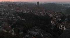 View of Fribourg from Bourguillon tower