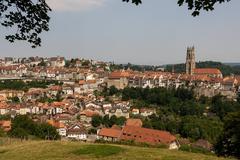 View of Fribourg from Lorettoweg