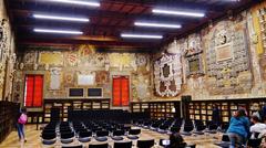 Municipal Library of the Archiginnasio interior, Bologna