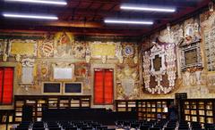 Municipal Library of the Archiginnasio in Bologna, Italy