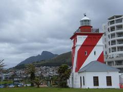 Green Point Lighthouse with Lion's Head in the background