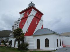 Green Point Lighthouse in Cape Town side view