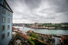 scenic view of Porto city with river and traditional buildings