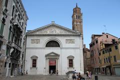 San Maurizio church in Venezia from Campo San Maurizio square