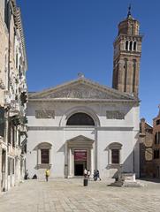 Facade of Church San Maurizio in Venice