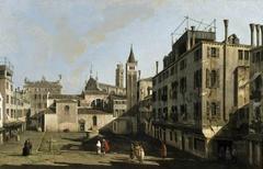 Campo San Stin, Venice painting by Bernardo Bellotto