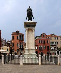 Monument to Bartolomeo Colleoni in Venice by Andrea del Verrocchio