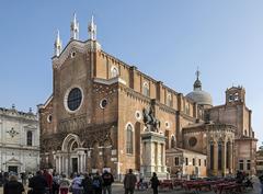 Santi Giovanni e Paolo church exterior in Venice from Campo San Zanipolo