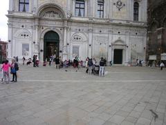 San Marco square bustling with tourists in Venice, Italy