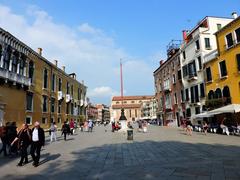 Campo Santo Stefano square in Venice