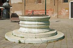 Well on Campo Santo Stefano in Venice