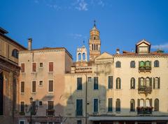 Campo Santo Stefano east facades in Venice