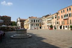 Campo Santo Stefano square in Venice