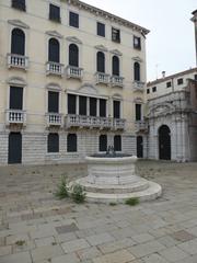 Campo Santo Stefano in Venice showing historic buildings and a tower