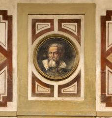 Portrait of Galileo Galilei on Costa San Giorgio, Florence