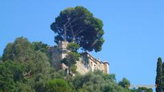 Castello Brown in Portofino with lush greenery