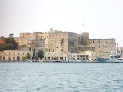 Brindisi Castle viewed from a ferry