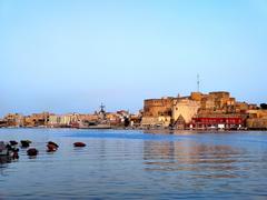 Castello Svevo viewed from the port of Brindisi