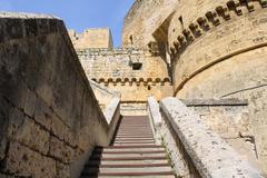 external staircase detail of Castello Grande di Brindisi