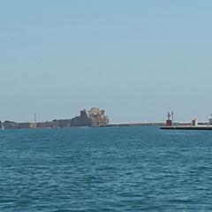 Castello Alfonsino di Brindisi in 2020 viewed from the waterfront without the lighthouse