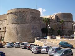 Historic Gallipoli Castle in Italy