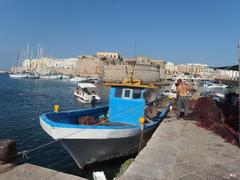 Gallipoli Castle and Harbour in Apulia, Italy