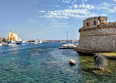 Gallipoli Castle in Gallipoli, Italy