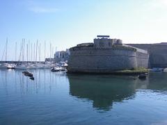 Gallipoli Castle in Italy captured during Wiki Loves Monuments Italia event