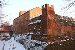 Novara Castle from the northwest view