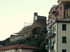 Castello di Riomaggiore in Cinque Terre, La Spezia, Liguria, Italy