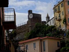 Riomaggiore village in Cinque Terre with colorful houses and waterfront