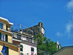 Riomaggiore Castle from the marine, Cinque Terre