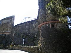 Riomaggiore castle on a hilltop