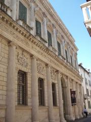 Facade of Palazzo Barbaran da Porto in Vicenza, Italy