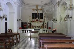 Interior of San Giorgio church in Portofino, Genoa