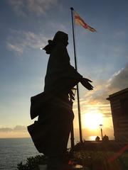 St. George statue in Portofino, San Giorgio Church